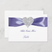 Paarse blauwe diamantkaart kaart (Voorkant / Achterkant)