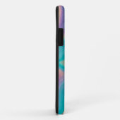 Paarse, blauwe en Blauwgroen Fluid Art Case-Mate iPhone Case (Achterkant/rechts)