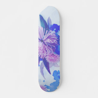 Paarse, blauwe en Blauwgroen persklare langwerpbor Skateboard