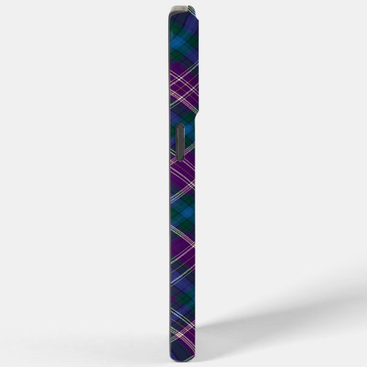 Paarse, blauwe en groene plaid Case-Mate iPhone case (Achterkant / Rechts)