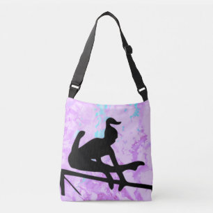 Paarse/Blauwe Gymnastiek Ongelijke Bars Gepersonal Crossbody Tas