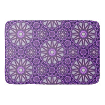 Paarse Blauwe Kaleidoscoop Pinwheel Mandala Patter
