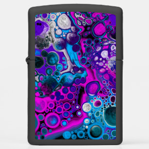Paarse, blauwe, moderne, Abstracte, vochtige Art m