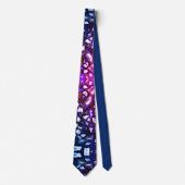 Paarse blauwe roze agentia stropdas (Voorkant)