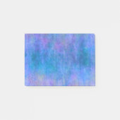 Paarse blauwe Waterverf Textielachtergrond Post-it® Notes (Voorkant)