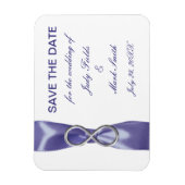 Paarse blauwe zilver oneindig sparen de Datum Magn Magneet (Verticaal)