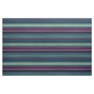 Paarse Blauwgroen Blauwe Groene Waterverf Stripes  Stof