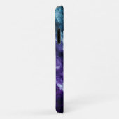 Paarse Blauwgroen Galaxy Nebula Marble Dream #1 Case-Mate iPhone Case (Achterkant/rechts)