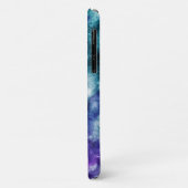 Paarse Blauwgroen Galaxy Nebula Marble Dream #1 Case-Mate iPhone Case (Achterkant/links)