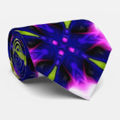 Paarse blikvanger stropdas (Opgerold)