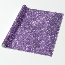 Paarse bling inpakpapier