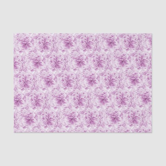 paarse bloei waterverf bloemkunstweefsel papier (Voorkant)