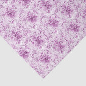 paarse bloei waterverf bloemkunstweefsel papier (Detail)