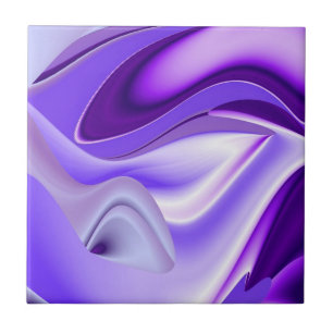 Paarse bloeiende regenboogdromen tegeltje