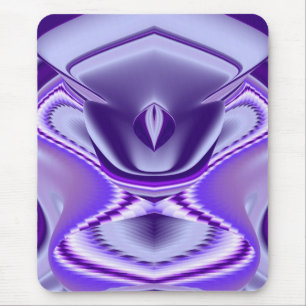 Paarse bloem, Abstracte fantastische regenboog-kun Muismat