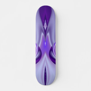 Paarse bloem, Abstracte fantastische regenboog-kun Skateboard