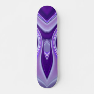 Paarse bloem, Abstracte fantastische regenboog-kun Skateboard
