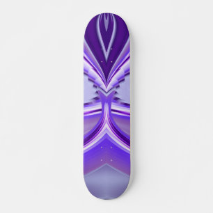 Paarse bloem, Abstracte fantastische regenboog-kun Skateboard