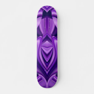 Paarse bloem, Abstracte fantastische regenboog-kun Skateboard