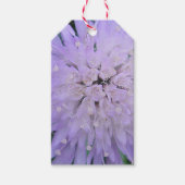 Paarse bloem cadeaulabel (Voorkant)