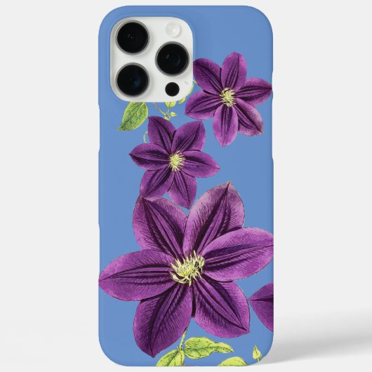 paarse bloem Case-Mate iPhone case (Achterkant)