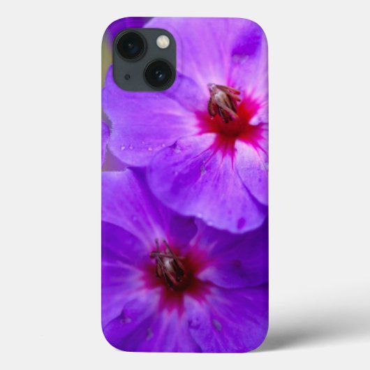 Paarse bloem Case-Mate iPhone case (Achterkant)