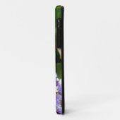 Paarse Bloem en Vlinder Case-Mate iPhone Case (Achterkant/links)