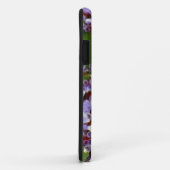 Paarse Bloem en Vlinder Case-Mate iPhone Case (Achterkant/rechts)