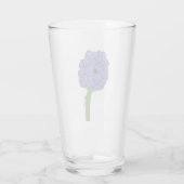 Paarse Bloem Glas (Achterkant)