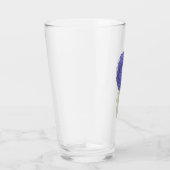 Paarse Bloem Glas (Rechts)
