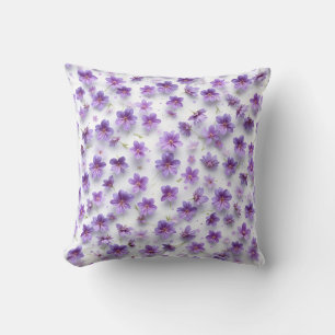 "Paarse bloem kussen - Summer Home Decor kussen"