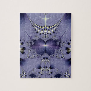 Paarse Bloem Legpuzzel