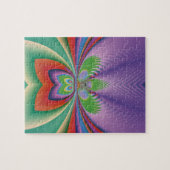 Paarse Bloem Legpuzzel (Horizontaal)