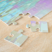 Paarse Bloem Legpuzzel (Zijkant)