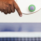 Paarse bloem pingpongballen (Peddel)