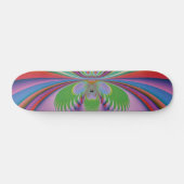 Paarse Bloem Skateboard (Horizontaal)