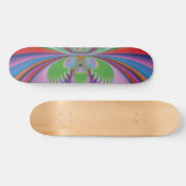 Paarse Bloem Skateboard (Horizontaal)