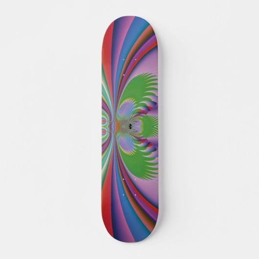 Paarse Bloem Skateboard (Voorkant)