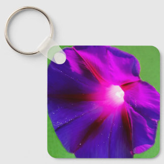 Paarse Bloem Sleutelhanger