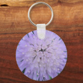 Paarse bloem sleutelhanger (Voorkant)