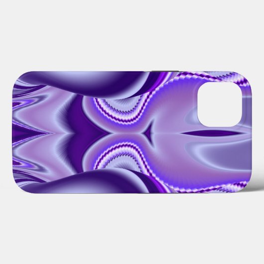 Paarse bloemdromen Case-Mate iPhone case (Achterkant (horizontaal))