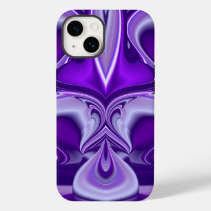 Paarse bloemdromen Case-Mate iPhone 14 hoesje
