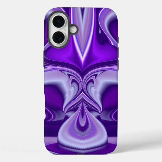 Paarse bloemdromen Case-Mate iPhone case (Achterkant)