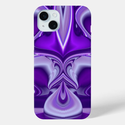 Paarse bloemdromen Case-Mate iPhone case (Achterkant)