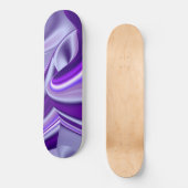 Paarse bloemdromen skateboard (Voorkant)