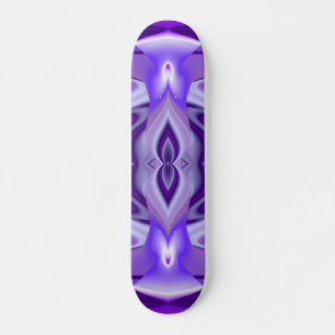 Paarse bloemdromen skateboard