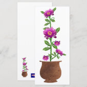 Paarse Bloemen (Voorkant / Achterkant)
