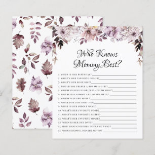 Paarse bloemen bladeren die mama games kent
