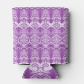 Paarse bloemen bloeien bruiloft gunst Koelbox Blikjeskoeler (Achterkant)