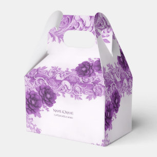 Paarse Bloemen Bloeien Favoriet Doos Bedankdoosjes